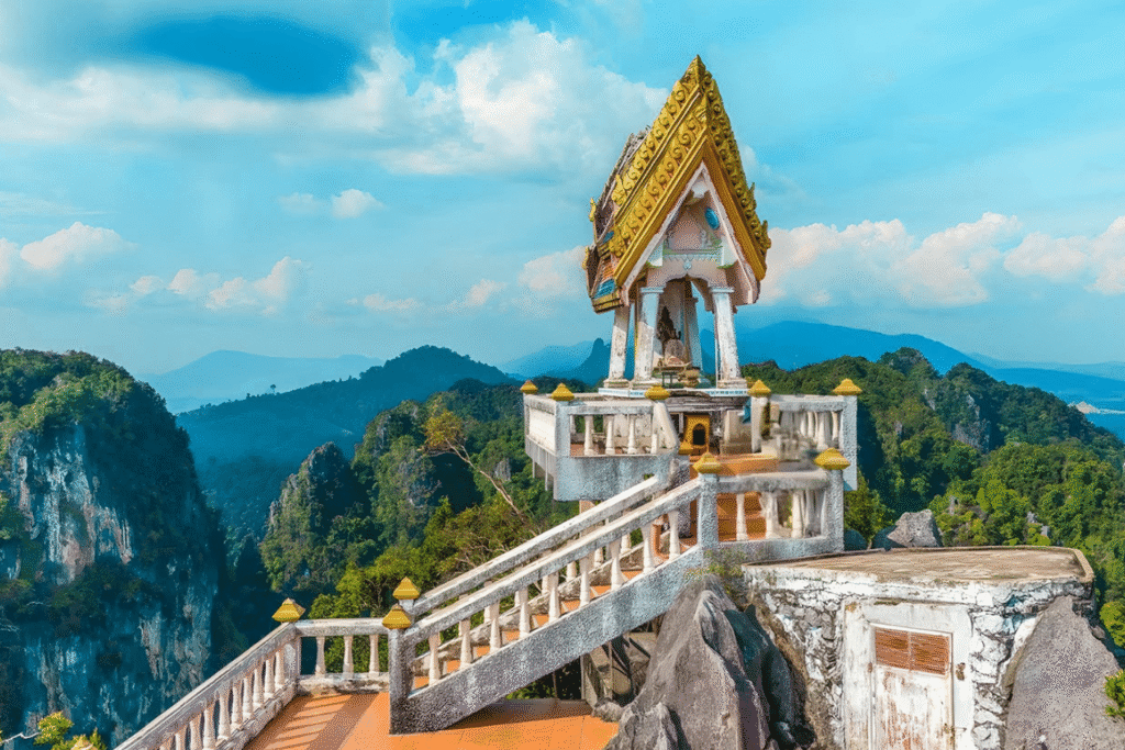 Tiger Cave Temple (Wat Tham Suea) located in Krabi, Thailand.