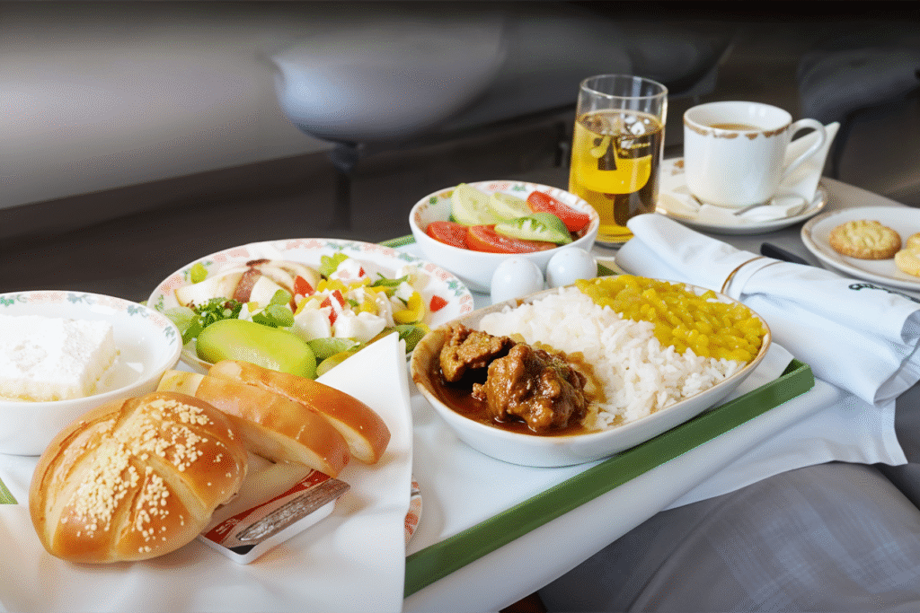 Business Class-Meals and Drinks